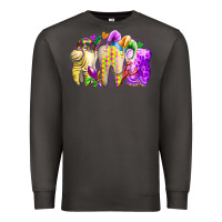 Smoke mardi gras tooth Premium Sweatshirt - RacoonDesign