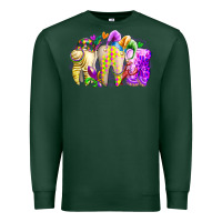 Sports Green mardi gras tooth Premium Sweatshirt - RacoonDesign