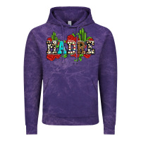 Cloud Purple madre with roses and cactus Vintage Hoodie - AdoDesignShop