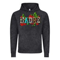 Vintage Black madre with roses and cactus Vintage Hoodie - AdoDesignShop