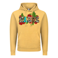 Vintage Mustard madre with roses and cactus Vintage Hoodie - AdoDesignShop
