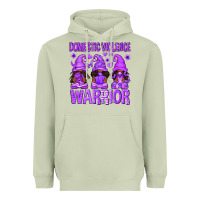 Matcha Domestic Violence Warrior Afro Gnomes Heavyweight Hoodie - texasbilliewilder