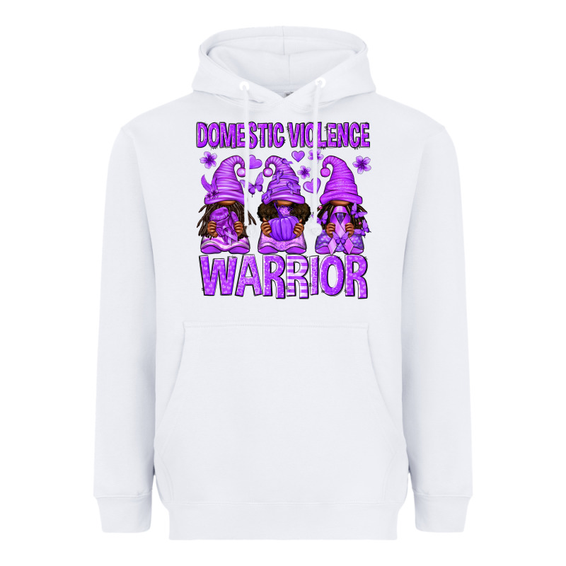 Domestic Violence Warrior Afro Gnomes Heavyweight Hoodie by texasbilliewilder | Teevron