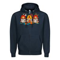 Navy firefighter gnomes Zipper Hoodie - Zillion Design Studio