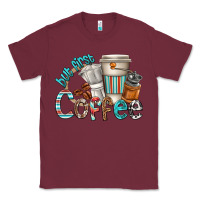 Burgundy but first coffee Classic Tee - texasbilliewilder