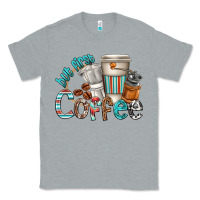 Heather Grey but first coffee Classic Tee - texasbilliewilder