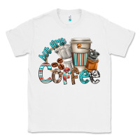 White but first coffee Classic Tee - texasbilliewilder