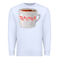 White teachers mug  fa element Premium Sweatshirt - FaDigitalArtStudio