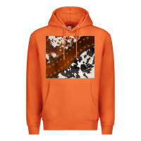 Carrot cowhide leather Premium Hoodie - BarkalooDesign