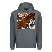 Rock cowhide leather Premium Hoodie - BarkalooDesign