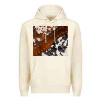 Sandshell cowhide leather Premium Hoodie - BarkalooDesign