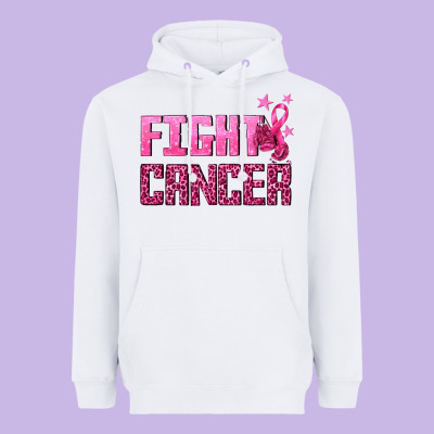 Fight Cancer Heavyweight Hoodie Designed By Texasbilliewilder