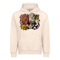 Sandshell hereford bull western background Urban Hoodie - LillyAllenDesigns