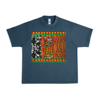 Midnight Navy love autism awareness leopard cowhide Urban Heavy Tee - Artiststas