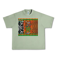 Oil Green love autism awareness leopard cowhide Urban Heavy Tee - Artiststas