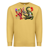 Antique Gold mardi gras Premium Sweatshirt - RacoonDesign