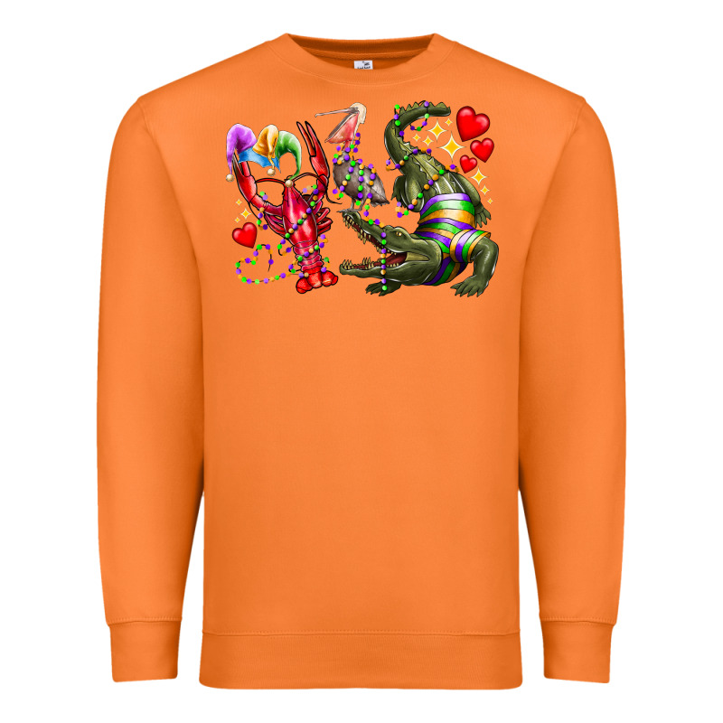 Mardi Gras Premium Sweatshirt by RacoonDesign | Teevron