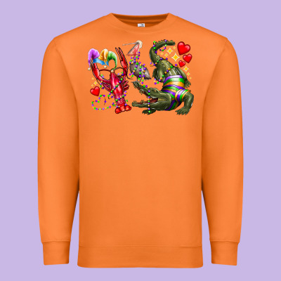 Mardi Gras Premium Sweatshirt Designed By Racoondesign