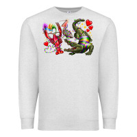 Oatmeal Heather mardi gras Premium Sweatshirt - RacoonDesign
