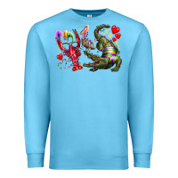 Ocean Blue mardi gras Premium Sweatshirt - RacoonDesign