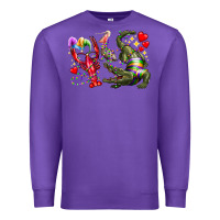Purple mardi gras Premium Sweatshirt - RacoonDesign