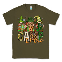 Army Green camp crew with gnomies Classic Tee - texasbilliewilder