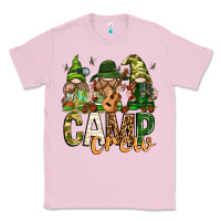 Bubblegum Pink camp crew with gnomies Classic Tee - texasbilliewilder