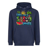 Navy little miss sassy pants Heavyweight Hoodie - Zillion Design Studio