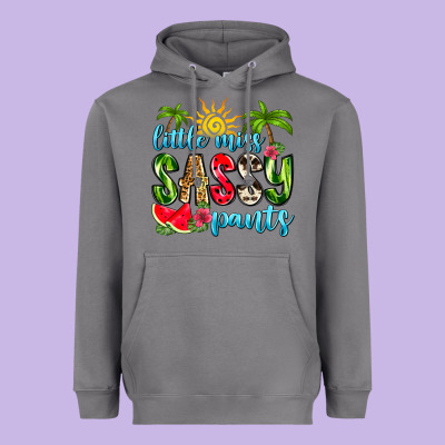 Little Miss Sassy Pants Heavyweight Hoodie Designed By Zillion Design Studio