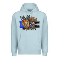 Blue Mist For The Love Of The Lions Premium Hoodie - LillyAllenDesigns