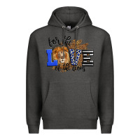 Charcoal Heather For The Love Of The Lions Premium Hoodie - LillyAllenDesigns