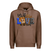 Chestnut For The Love Of The Lions Premium Hoodie - LillyAllenDesigns