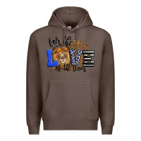 Coffee For The Love Of The Lions Premium Hoodie - LillyAllenDesigns