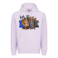 Lilac For The Love Of The Lions Premium Hoodie - LillyAllenDesigns
