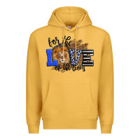 Mustard For The Love Of The Lions Premium Hoodie - LillyAllenDesigns
