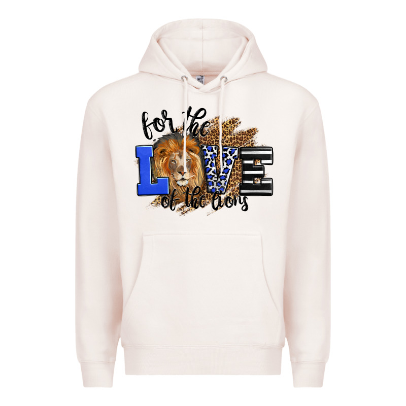 For The Love Of The Lions Premium Hoodie by LillyAllenDesigns | Teevron