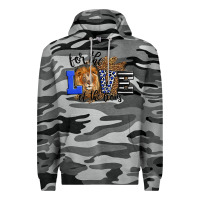Slate Camo For The Love Of The Lions Premium Hoodie - LillyAllenDesigns