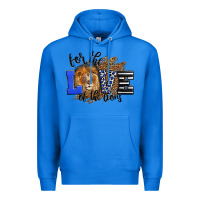 True Royal For The Love Of The Lions Premium Hoodie - LillyAllenDesigns