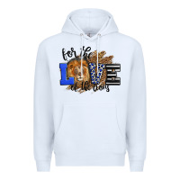 White For The Love Of The Lions Premium Hoodie - LillyAllenDesigns