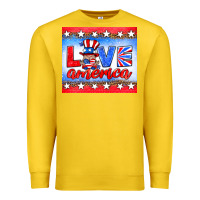 Lemon love america gnome Premium Sweatshirt - HRA Design Shop
