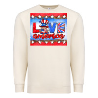 Sandshell love america gnome Premium Sweatshirt - HRA Design Shop