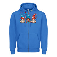 True Royal fourth of july gnomes Zipper Hoodie - Zillion Design Studio