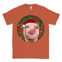 Copper Pig Christmas Classic Tee - RanaPortraitStore
