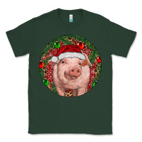Sports Green Pig Christmas Classic Tee - RanaPortraitStore
