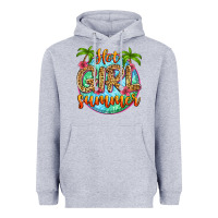 Heather Grey hot girl summer Heavyweight Hoodie - Zillion Design Studio