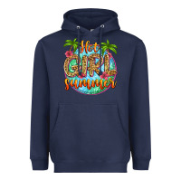 Navy hot girl summer Heavyweight Hoodie - Zillion Design Studio