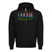 Black be still and know that i am god Zipper Hoodie - texasbilliewilder