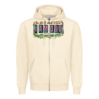 Sandshell be still and know that i am god Zipper Hoodie - texasbilliewilder