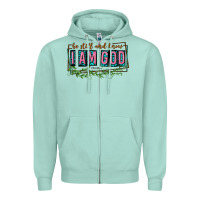Seafoam be still and know that i am god Zipper Hoodie - texasbilliewilder
