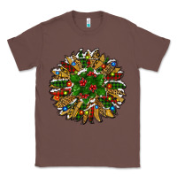 Chestnut Leopard Christmas Sunflower Classic Tee - RanaPortraitStore